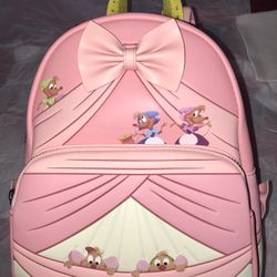Cinderella Princess Pink Dress Loungefly Backpack Bag 