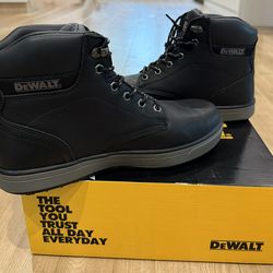 ***DEWALT  Plasma Men's Leather, Steel Toe, Safety Work Boot, Black, 10