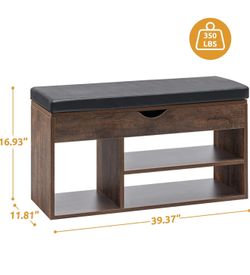 Shoe Bench With Storage