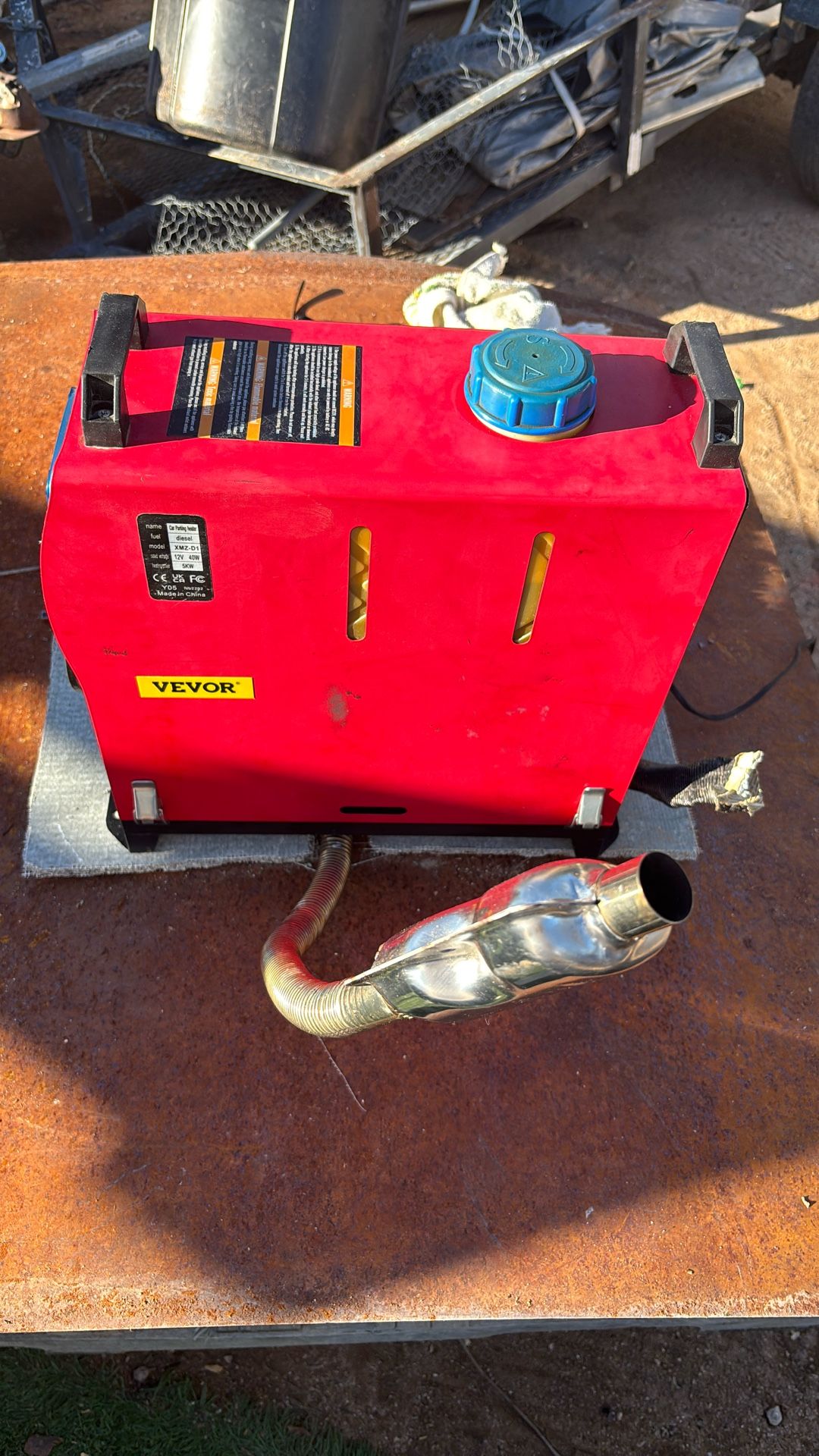 Vevor Heater Diésel Red