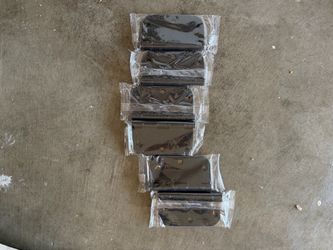 6 door hinges 3” round corner new