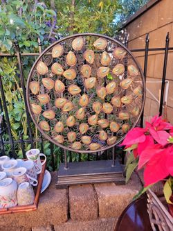 Lg Patio Candles Holder Metal 