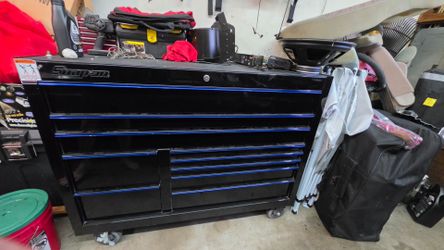 Snap-on 55" Classic Series Double-Bank Roll Cab with Power Drawer