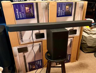 Samsung (Q-Series) Home Theater Smart Soundbar System w/ Wireless Subwoofer, Surround Sound