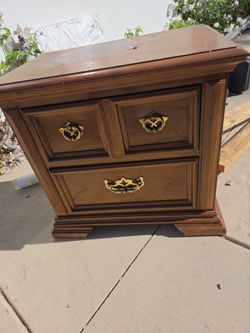 Nightstand with two drawers