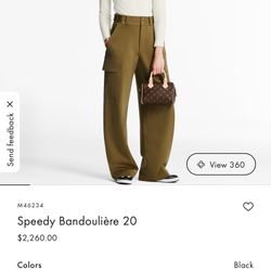 LV nano Mini Crossbody Bag