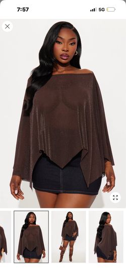 Off shoulder gown