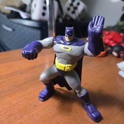 2023 Burger King Warner Bros. DC Comics Batwheels Batman action figure. 