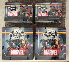 2026 Topps Chrome Marvel Comics mega & blaster box bundle