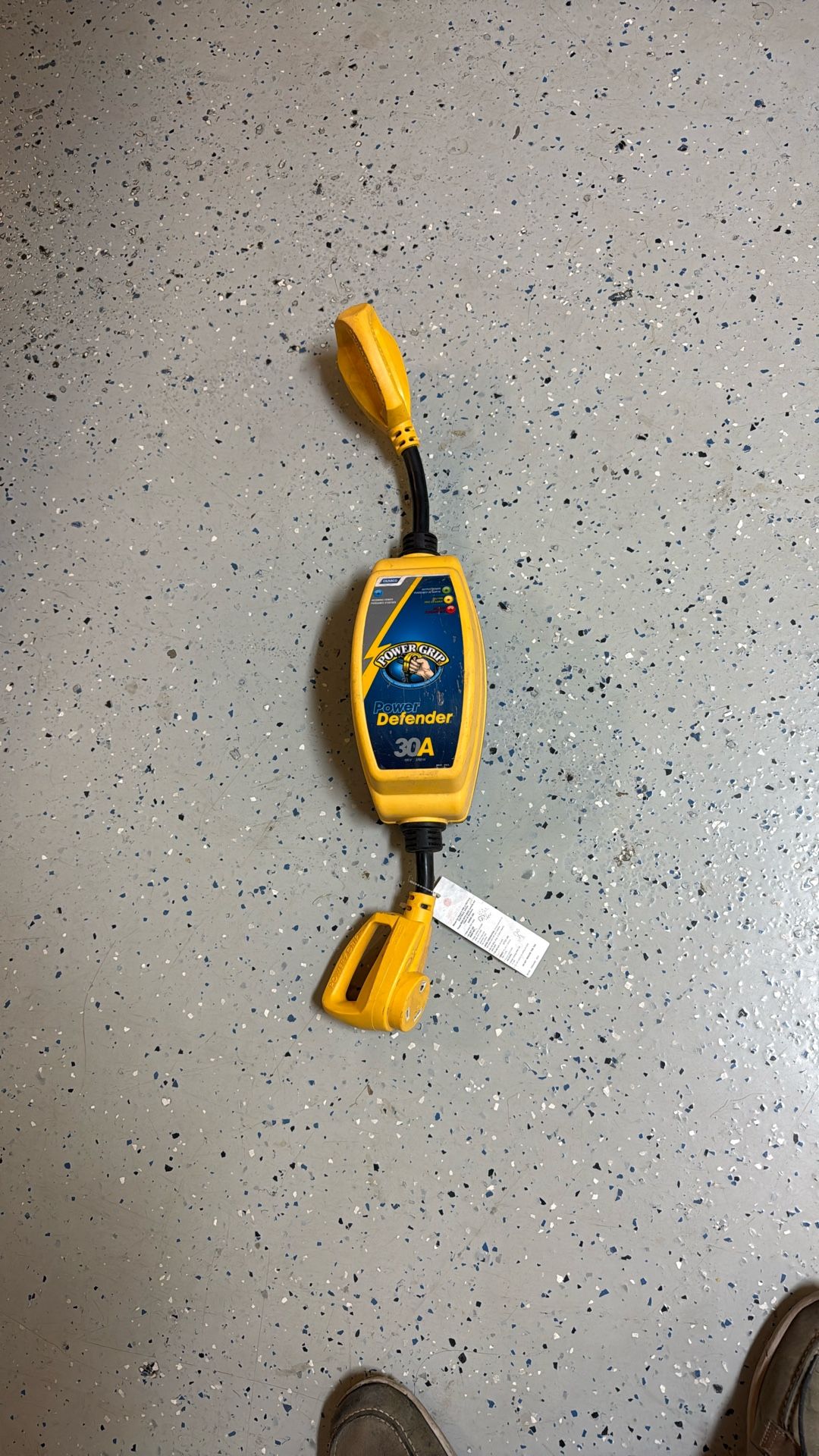 Camco PowerGrip Camper/RV 30-Amp Voltage Protector | Features Integrated Surge Protection Up to 2,800 Joules (5530