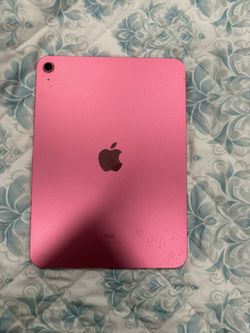 Pink 10th generation ipad