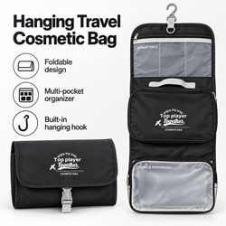 Hanging Travel Toiletry & Cosmetic Organizer Bag