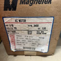 Magnetek / Lennox AC Motor – 1/10 HP, 3450 RPM, 115V