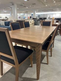 Mesa de Comedor Bonita Con 6 Sillas  de Madera - Entrega de Mismo Día - LLÉVESELA HOY  Y PAGUE DESPUÉS