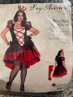 Royal red queen Halloween costume