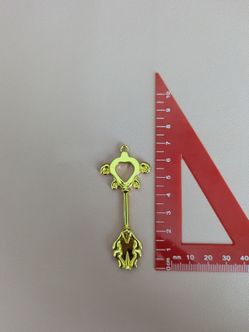 Decorative Key Charm Pendant
