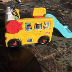 Kids Playing Slide And Drive 