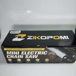 Mini Chainsaw Cordless 6 Inch, Electric Chain Saw, Cordless Small Chainsaw