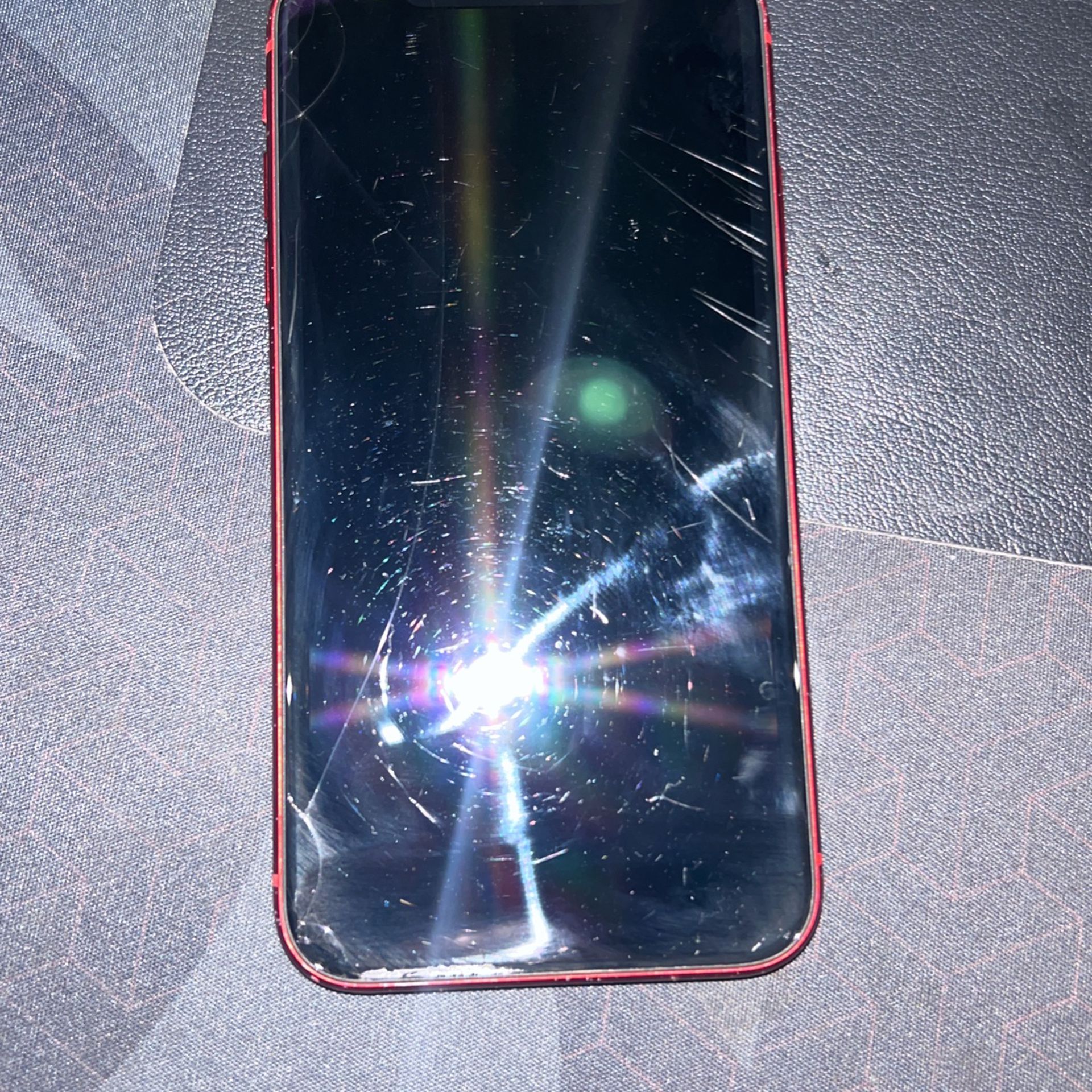 iPhone 11 Cracked And Scratched