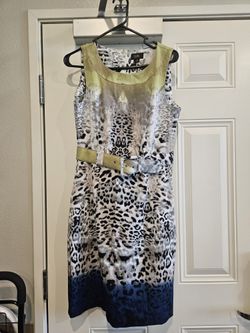 Animal print dress