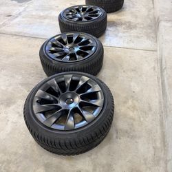Model Y Winter wheel and tire set