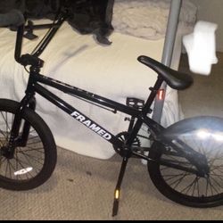 Framed BMX Bike Black Teenager Bike Or Men 