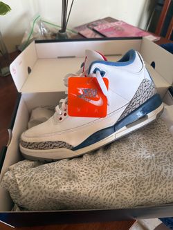 True blue 3s size 10