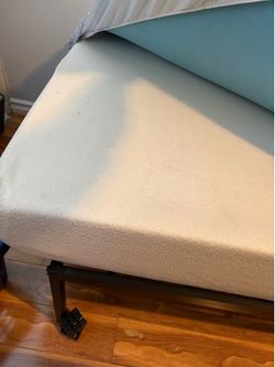 XL Twin Frame, Mattress, Topper
