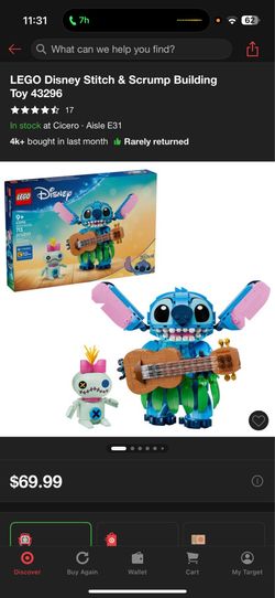 LEGO Disney Stitch 713 pcs Building Set