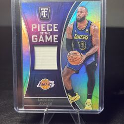 LeBron James Game-worn Material 