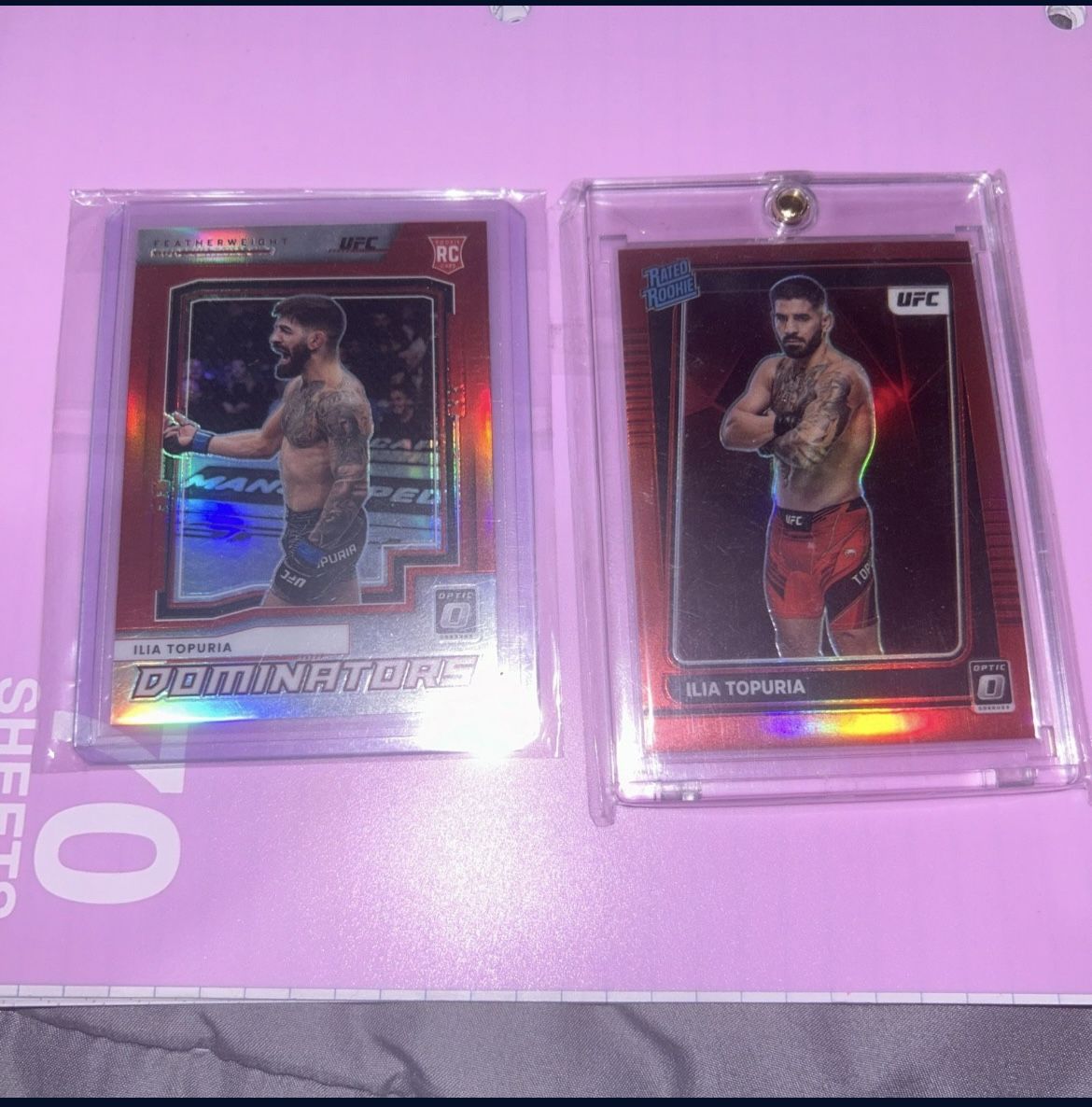 Ilia Topuria Rookie Cards Numbered /99 /199 UFC