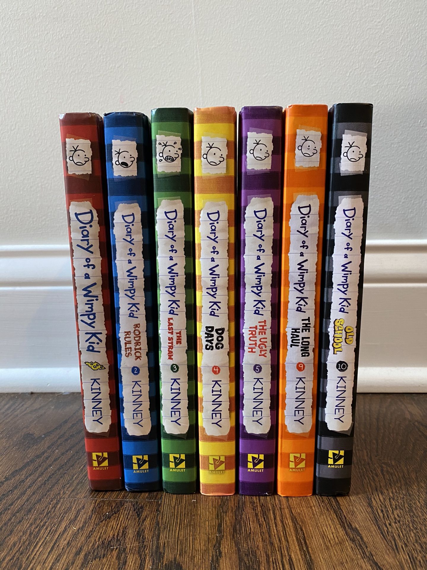 Dairy of a wimpy kid books 1-5, 9&10