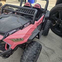 Pink RZR kids Toy Car 6v 
