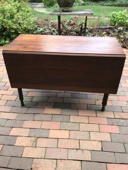 Old gate leg table