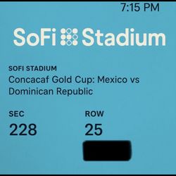 Mexico Vs Dominican Republic Soccer Game