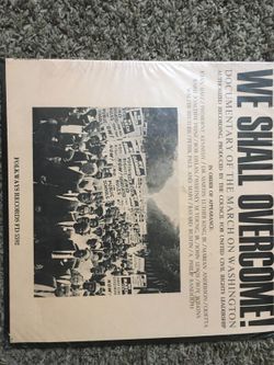 1964 never been open. WR SHALL OVERCOME ALBUM