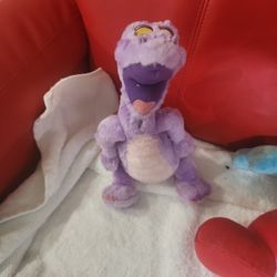 Authentic Figment Stuffed Animal From Disney Epcot