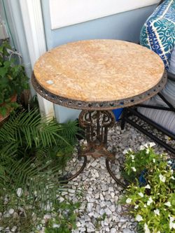 Outside antique coffee table
