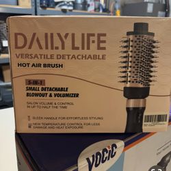 Detachable rotating hair dryer brush Detachable$20