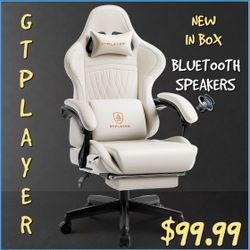 GTPLAYER GAME CHAIR BLUETOOTH NEW 