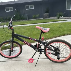 Pink And Black Bike