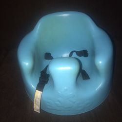 Blue Bimbo Booster Seat With Safety Strap