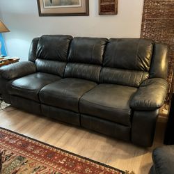 Such A Deal!! Recliner Sofa And Matching Swivel, Rocker Recliner !!