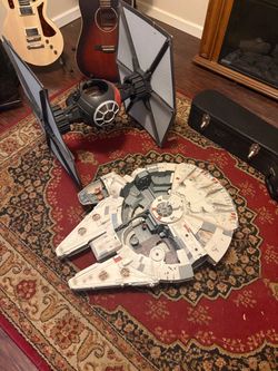 Star Wars Millennium Falcon & TIE Fighter Toy Set