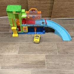 Fisher-Price Little People Toddler Toy Light-Up Learning Garage
