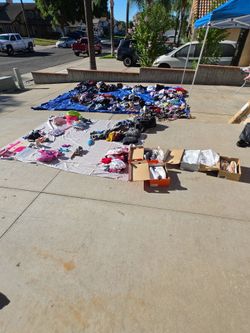 Yard Sale Today Only Clothes Shoes Etc