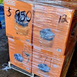 Ridgid Air Compressor Pallet $950