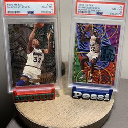 Shaquille O’Neal PSA 8 Lot Of 2 Orlando Magic
