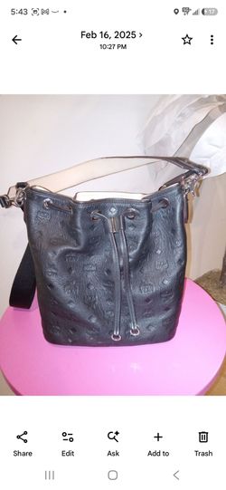 MCM black handbag