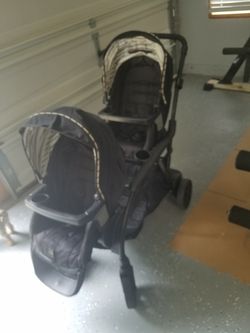 Kids double stroller